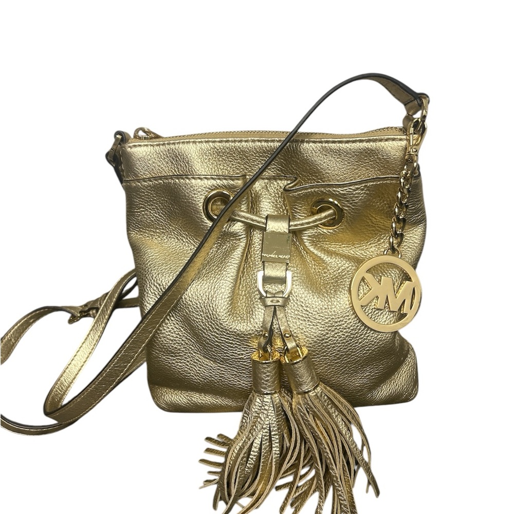 Michael Kors Gold Crossbody Bag